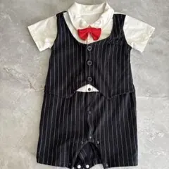 タキシード風セレモニースーツ 9-12M(74-80)