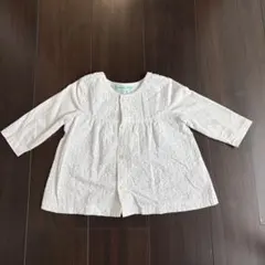 HAKKA KIDS 白　カーディガン　110 ハッカキッズ