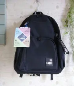 HeM 新品✳️拡張デイパック 30L別注 スクールバッグ 黒✖️薄ピンクのサムネイル