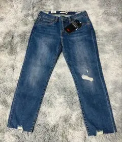 未使用 タグ付き リーバイス プレミアム デニム ダメージ加工 ストレッチ