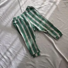 【MARKEY'S】パンツ　ズボン　ベビー服【90】男の子　ストライプ　グリーン