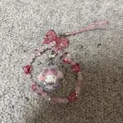 サンリオキャラクターズ きらきらビーズチャーム マイメロディ