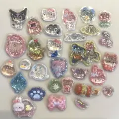 144 ボンボンドロップシール　立体シール　フレークシール　キャラクター