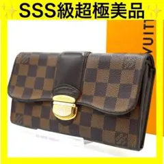 専用ルイヴィトン ダミエ 長財布 システィナ レディース メンズ 正規品 極美品 極美品 現行】ルイヴィトン ダミエ サラ 長財布 エベヌ ブラウン