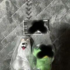 光るまてぼう犬 フィギュア サモエド　ガチャ