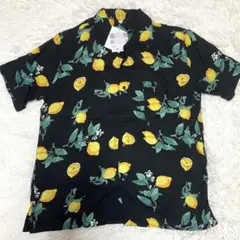 Ressful アロハシャツ 総柄　レモン　新品　レーヨン