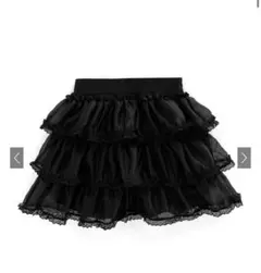 grl グレイル　インパン裏地付きレースフリルティアードスカート　pm589
