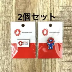 【新品】ミャクミャク ピンバッジ ロゴマーク・全身 2個セット EXPO2025