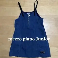 mezzo piano junior ネイビー系 ワンピース