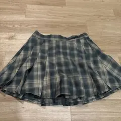 AnapGirl チェック柄プリーツスカート ミニ丈