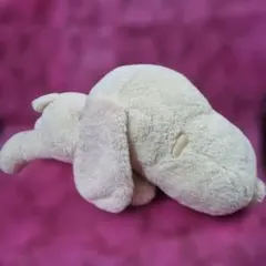 スヌーピー ぬいぐるみ オフホワイト 寝そべり 特大 BIG