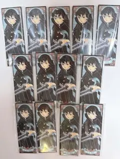 鬼滅の刃 原画 時透無一郎 絵札缶バッジ 13個セット