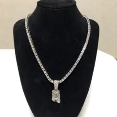 la仕入 ジーザスネックレス s925czダイヤ加工