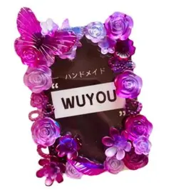 ホイップデコ トレカケース　硬質ケース　トレカケースチェキケース　パープルピンク