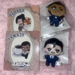 セガラッキーくじ コナンカフェ D賞 E賞 大和敢助 ぬいぐるみ 毛利小五郎