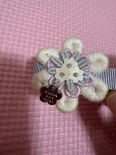 ANNA SUI mini ヘアクリップ 花モチーフ
