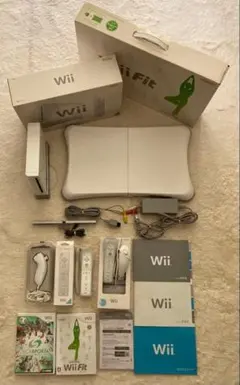 【美品】Nintendo Wii fit 別売 コントローラー ヌンチャク付き