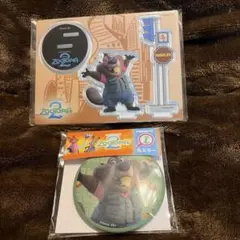 ズートピア2 ハッピーくじ ニブルス アクスタ 缶ミラー 2点セット
