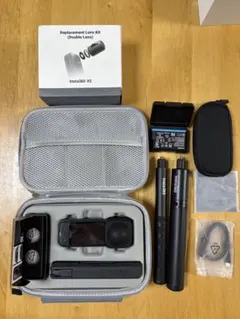 Insta360 X5 エッセンシャルバンドル レンズ交換セット 他アクセサリー