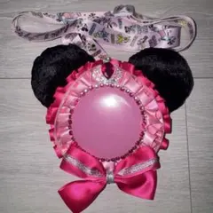 ディズニー バースデーロゼット ハンドメイド ミニーマウス ミニー