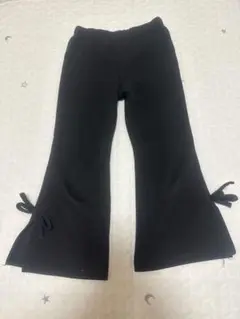 SHEIN ブラック フレアパンツ 4Y