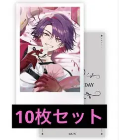 にじさんじ 誕生日グッズ 渡会雲雀 チェキ風カード 2024 10枚セット①