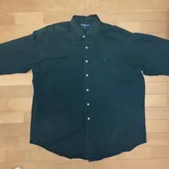 90s ラルフローレン BLAKE BDシャツ ダークグリーン XL 刺繍ポニー