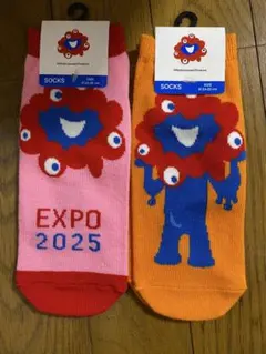 大阪関西万博 ミャクミャク ソックス 靴下 23cm 〜 25cm 2足