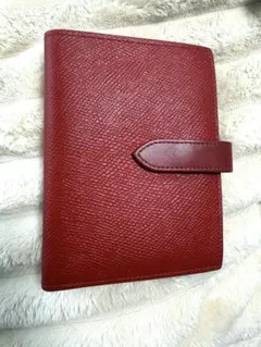 SMYTHSON 赤 レザー ドキュメントフォルダー A5 - メルカリ
