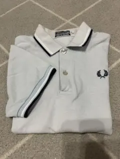 FRED PERRY フレッドペリー ポロシャツ 半袖 水色 英国製