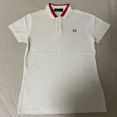 FRED PERRY ポロシャツ 半袖 アイボリー レッド レディース JP Sのサムネイル