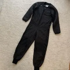 GRACE ENGINEER'S ブラックオーバーオール インナー用ツナギ S