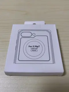 在庫処分 新品 Galaxy Z Flip7 クリアケース マグセーフ対応