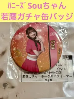 ハニーズSouちゃん　若鷹ガチャ缶バッジ 未開封　福岡ソフトバンクホークス