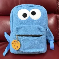 新品タグ付き未使用　クッキーモンスター　リュック　セサミストリート