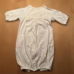 クリーム色の刺繍付きツーウェイ・ドレスオール