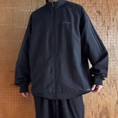 【adidas】トラックジャケット Climalite ブラック×ブラック