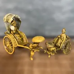 セルロイド 人力車 レトロ フィギュア 置物　古玩