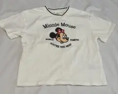 ミニーマウス Tシャツ 100cm ホワイト　しまむら