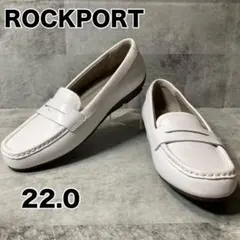 ROCKPORT ロックポート ローファー ホワイト 革靴 22cmのサムネイル