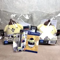 タイトーくじ 侍ジャパン×サンリオ D賞 G賞 ポムポムプリン 3点セット