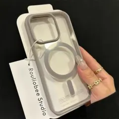 新品未使用！　iPhone11 proケース　MagSafe　　グレー　04