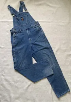デニム サロペット オーバーオール M