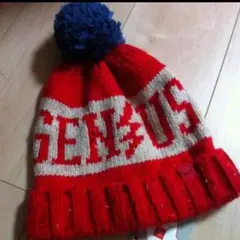 新品 gap ニット帽 赤
