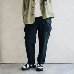 ゴーヘンプ　HEMP UTILITY PANTS サイズS ブラックのサムネイル