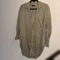 美品　ZARA ザラ　WOMAN カーキ 長袖シャツ　レーヨン　ブラウス