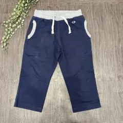 【チャンピオン】クロップドパンツ ネイビー イージーパンツ Cロゴ ウエストゴムのサムネイル