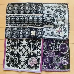 ANNA SUI タオルハンカチ　4枚セット