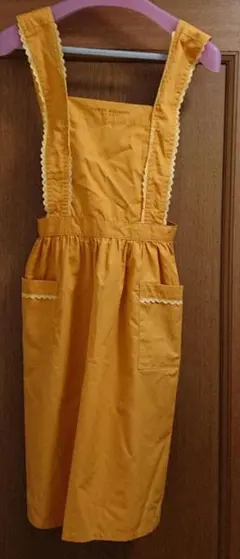 マスタードイエロー　ピエールバルマン エプロン