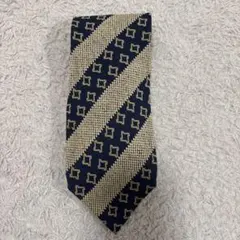 EMPORIO ARMANI ネクタイ ネイビー/ベージュ